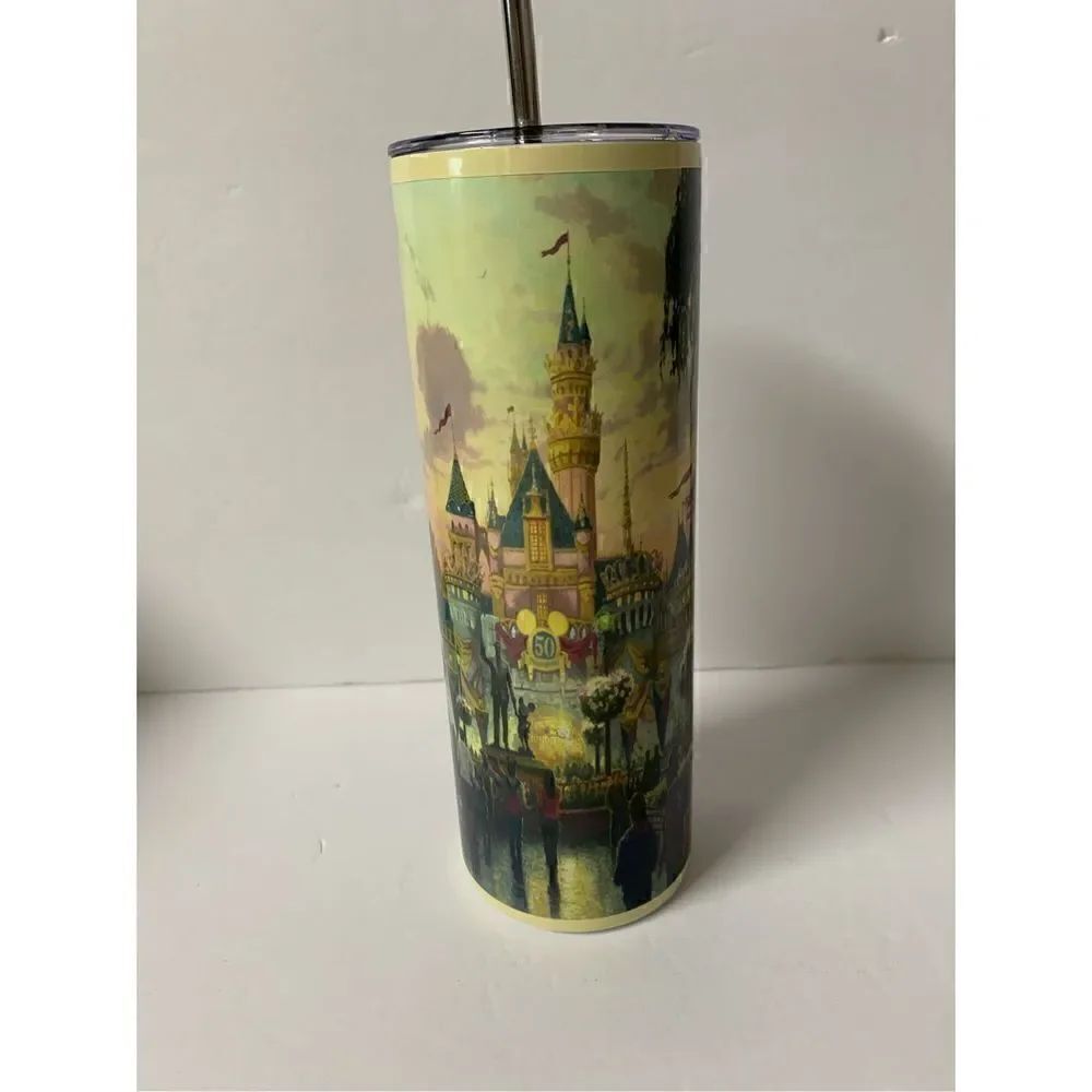 Disney World 50th Anniversary Handmade 20 oz stainless steel tumbler